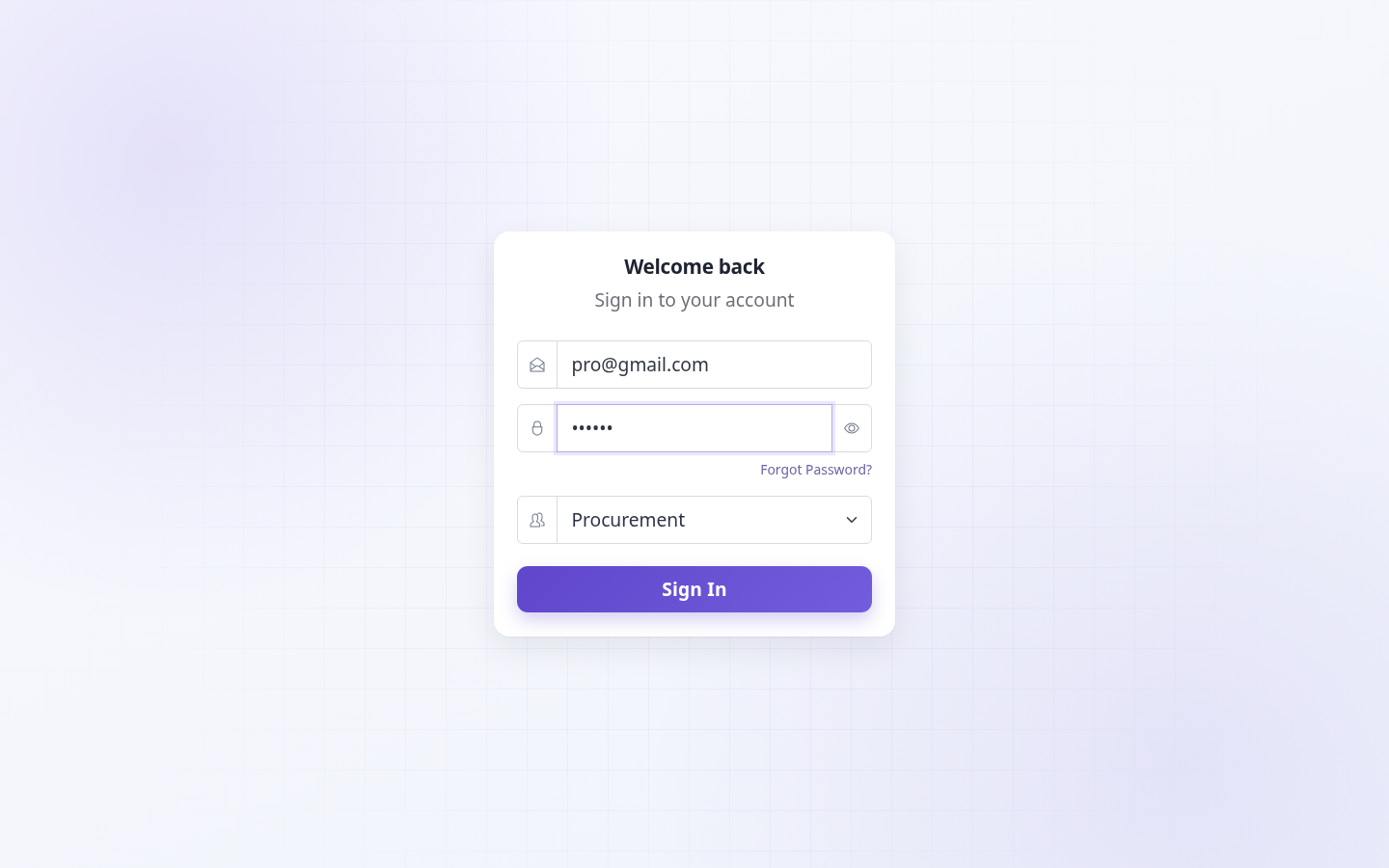Proc login